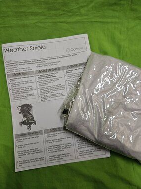 Contours Baby Stroller Clear Plastic Waterproof Weather Shield AIP003-R1